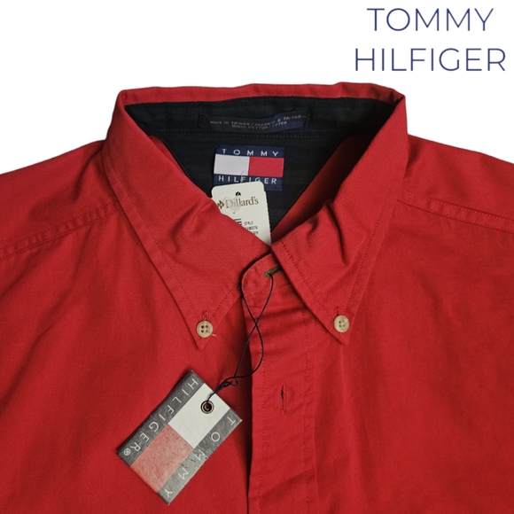 Tommy Hilfiger Long Sleeve Button Up Dress Shirt - Picture 2 of 6